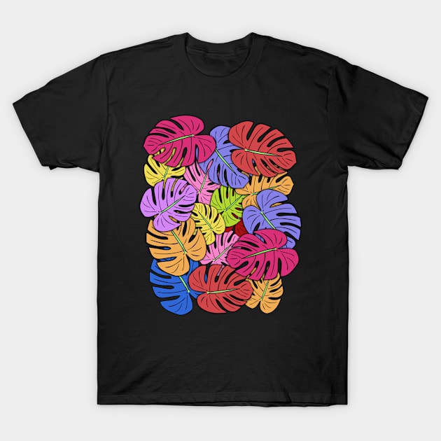 Monstera Leaves #5 T-Shirt by headrubble